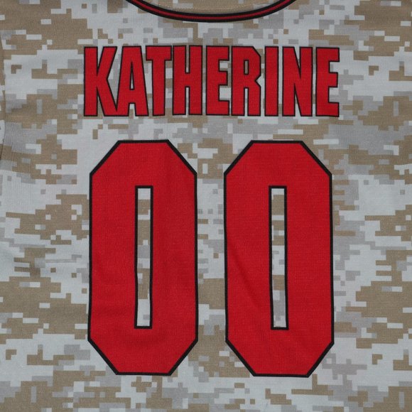 Baseball Jersey MLB #00 "Katherine" on Back "BRADSHAW" on Front - PRO SPHERE - Picture 8 of 11